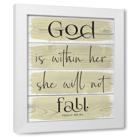 God Wood Panels 2 White Modern Wood Framed Art Print by Hogan, Melody