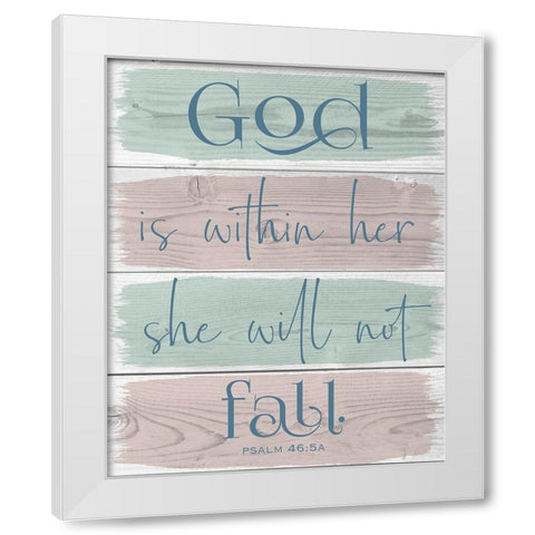 Within Me 1 White Modern Wood Framed Art Print by Hogan, Melody