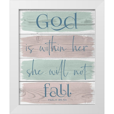 Within Me 1 White Modern Wood Framed Art Print by Hogan, Melody