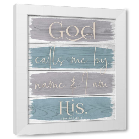 Heavenly Calls 1 White Modern Wood Framed Art Print by Hogan, Melody