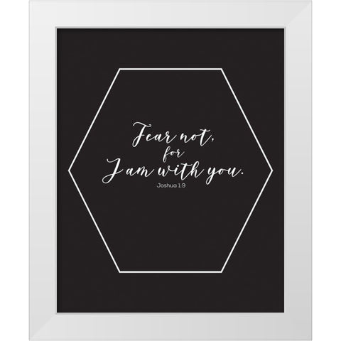 Gold Foil I Am White Modern Wood Framed Art Print by Hogan, Melody