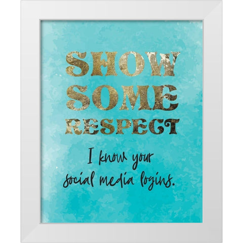 Mom Boss 3 White Modern Wood Framed Art Print by Hogan, Melody