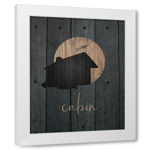 Wilderness Wood 02 White Modern Wood Framed Art Print by Hogan, Melody