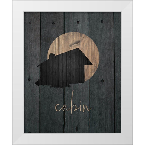 Wilderness Wood 02 White Modern Wood Framed Art Print by Hogan, Melody
