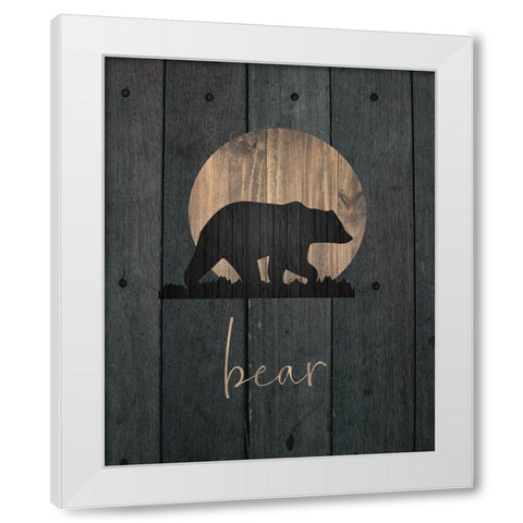 Wilderness Wood 04 White Modern Wood Framed Art Print by Hogan, Melody