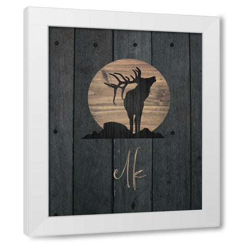 Wilderness Wood 05 White Modern Wood Framed Art Print by Hogan, Melody