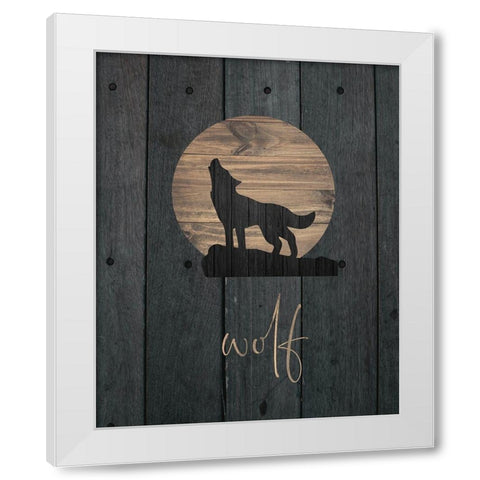 Wilderness Wood 06 White Modern Wood Framed Art Print by Hogan, Melody