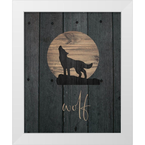 Wilderness Wood 06 White Modern Wood Framed Art Print by Hogan, Melody