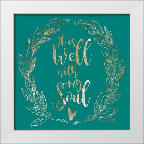 Soulfully Well 1 White Modern Wood Framed Art Print by Hogan, Melody