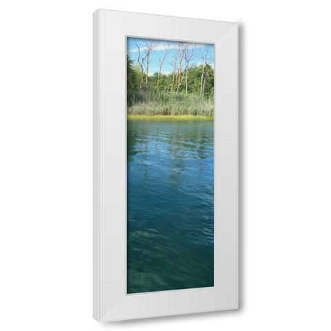 Scenic River 1 White Modern Wood Framed Art Print by Prime, Marcus