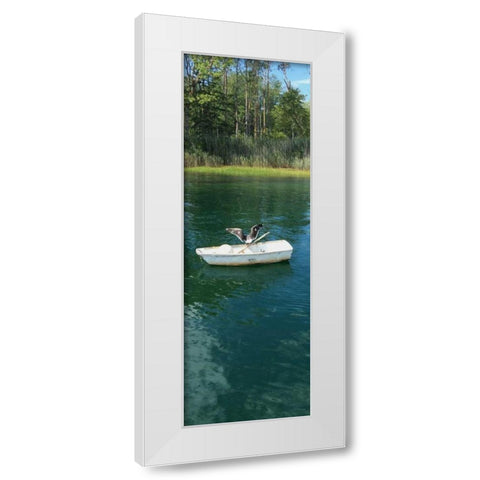 Scenic River 2 White Modern Wood Framed Art Print by Prime, Marcus
