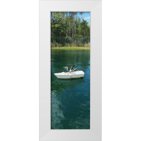 Scenic River 2 White Modern Wood Framed Art Print by Prime, Marcus