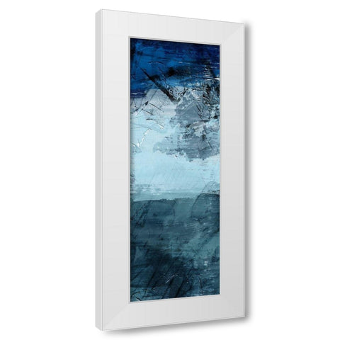 Flaring Indigos 2 White Modern Wood Framed Art Print by Prime, Marcus