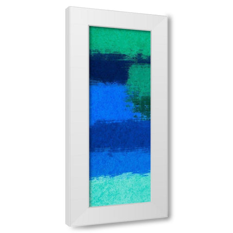 Spirited Smears 1 White Modern Wood Framed Art Print by Prime, Marcus