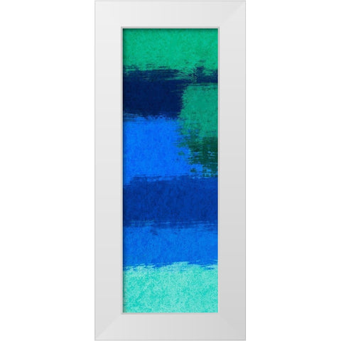 Spirited Smears 1 White Modern Wood Framed Art Print by Prime, Marcus