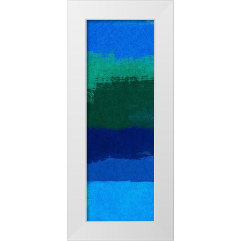 Spirited Smears 3 White Modern Wood Framed Art Print by Prime, Marcus