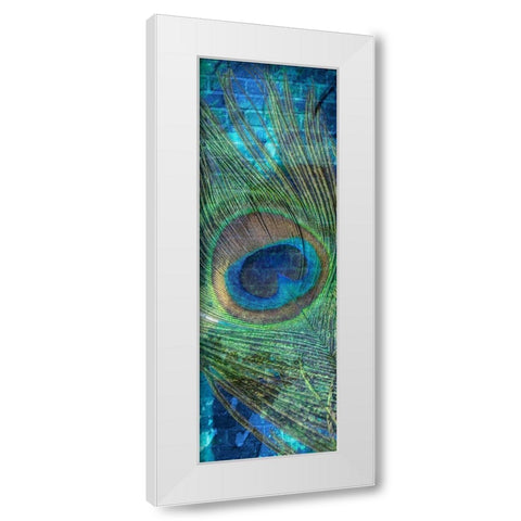 Urban Peacock 1 White Modern Wood Framed Art Print by Prime, Marcus