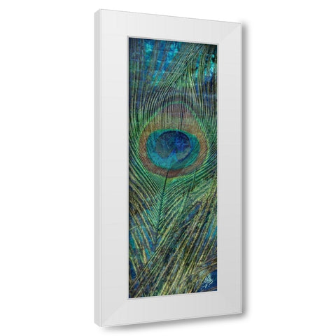 Urban Peacock 2 White Modern Wood Framed Art Print by Prime, Marcus