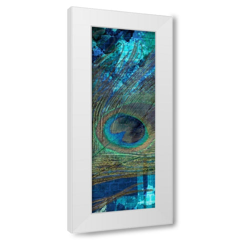 Urban Peacock 3 White Modern Wood Framed Art Print by Prime, Marcus
