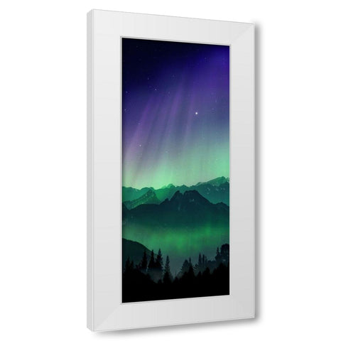 Borealis Vision 1 White Modern Wood Framed Art Print by Prime, Marcus