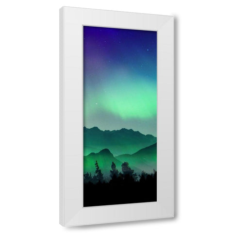 Borealis Vision 3 White Modern Wood Framed Art Print by Prime, Marcus