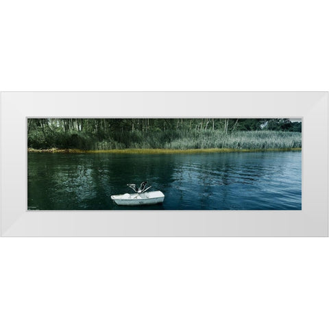 Welcoming River 1 White Modern Wood Framed Art Print by Prime, Marcus