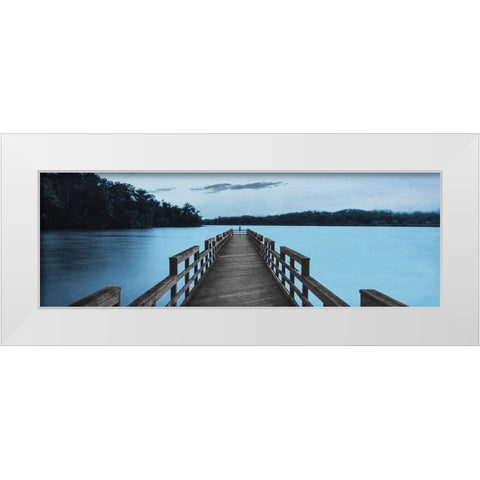 Lake Dreams White Modern Wood Framed Art Print by Prime, Marcus