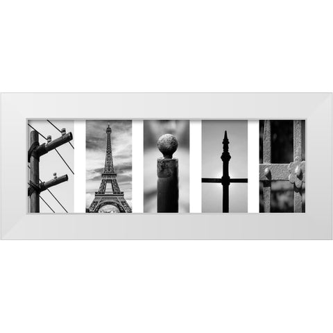 Faith Collage 1 White Modern Wood Framed Art Print by Prime, Marcus