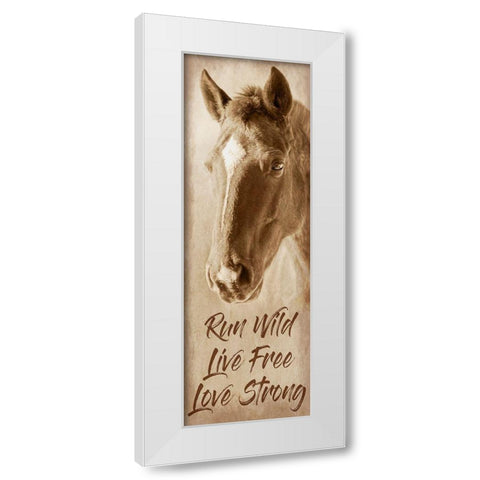Wild And Free White Modern Wood Framed Art Print by Prime, Marcus