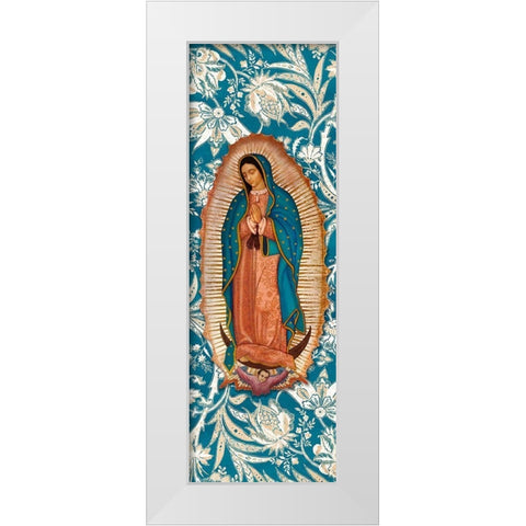 Peaceful Guadalupe 1 White Modern Wood Framed Art Print by Prime, Marcus