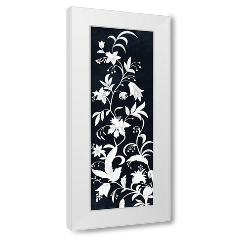 Reaching Floral Vines 1 White Modern Wood Framed Art Print by Prime, Marcus