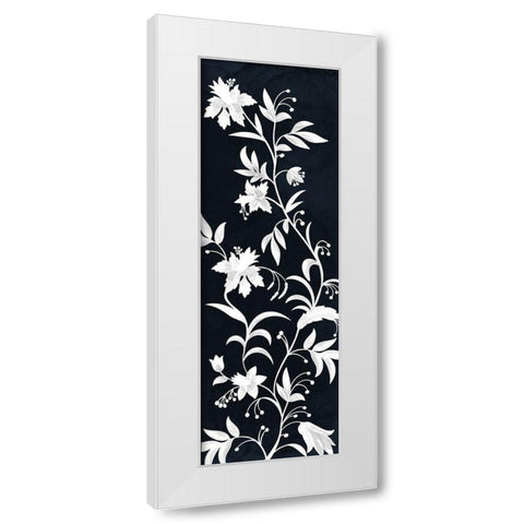 Reaching Floral Vines 2 White Modern Wood Framed Art Print by Prime, Marcus