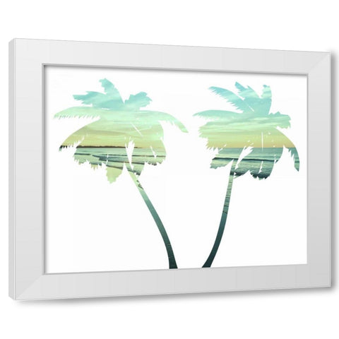 Tropical Paradise White Modern Wood Framed Art Print by Prime, Marcus