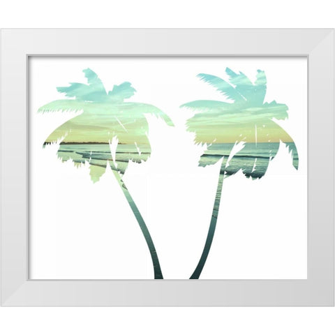 Tropical Paradise White Modern Wood Framed Art Print by Prime, Marcus