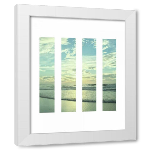 Windswept White Modern Wood Framed Art Print by Prime, Marcus
