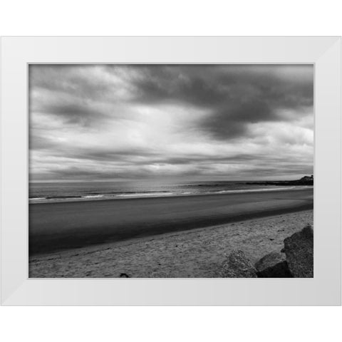 Morning Mist BW 1 White Modern Wood Framed Art Print by Prime, Marcus