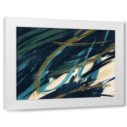 Eternally Slashed 2 White Modern Wood Framed Art Print by Prime, Marcus