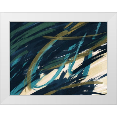 Eternally Slashed 2 White Modern Wood Framed Art Print by Prime, Marcus
