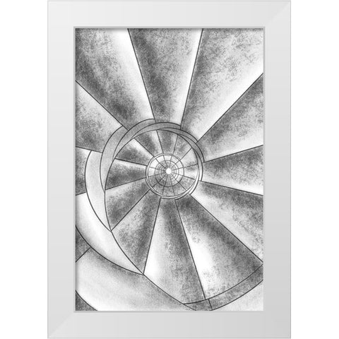 Stairway To Heaven White Modern Wood Framed Art Print by Prime, Marcus