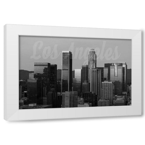Morning LA White Modern Wood Framed Art Print by Prime, Marcus