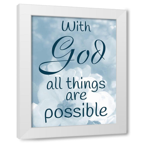 Possibilities White Modern Wood Framed Art Print by Prime, Marcus