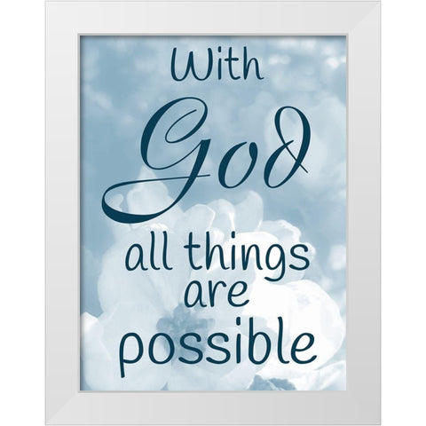 Possibilities White Modern Wood Framed Art Print by Prime, Marcus