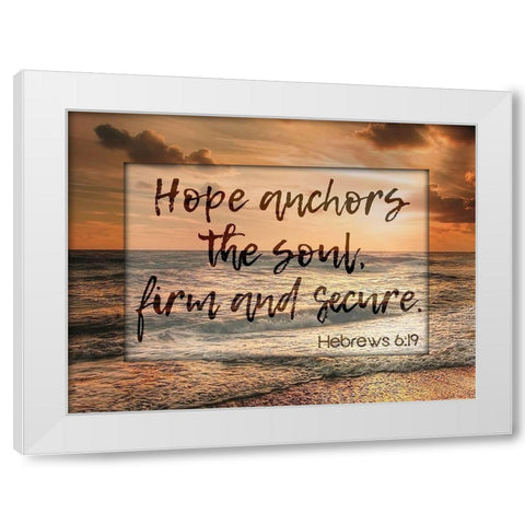 Soul Anchor White Modern Wood Framed Art Print by Prime, Marcus