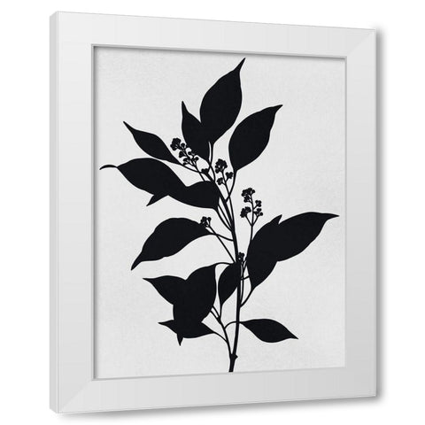 Silhouetted Inverted Growth White Modern Wood Framed Art Print by Prime, Marcus