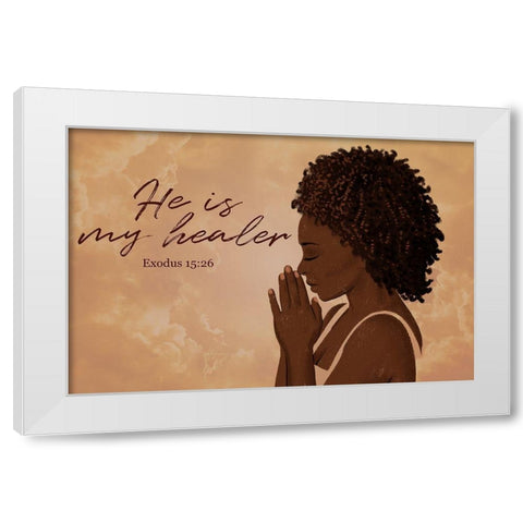 My Healer White Modern Wood Framed Art Print by Prime, Marcus