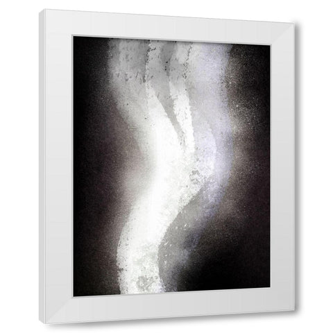 Declining Abstraction White Modern Wood Framed Art Print by Prime, Marcus