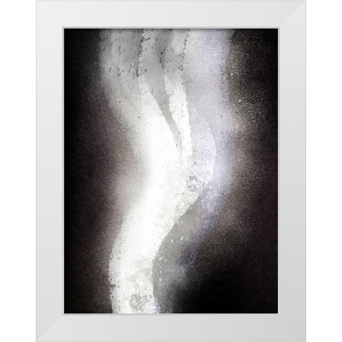 Declining Abstraction White Modern Wood Framed Art Print by Prime, Marcus