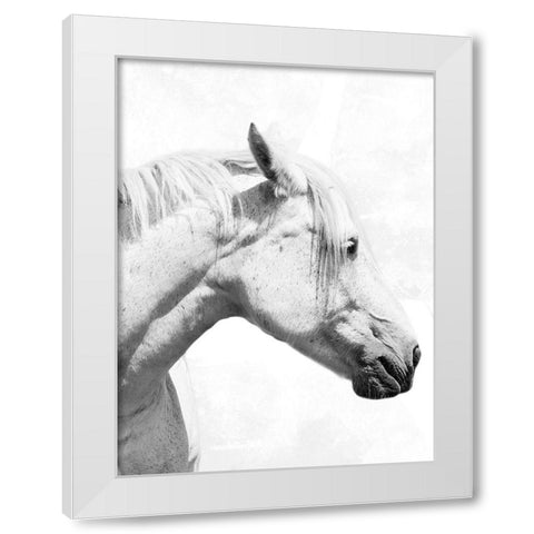Praying Steed 2 White Modern Wood Framed Art Print by Prime, Marcus