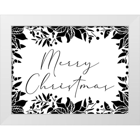 Classic Christmas White Modern Wood Framed Art Print by Prime, Marcus