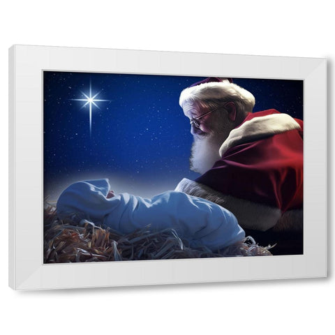 Holiday Balance White Modern Wood Framed Art Print by Prime, Marcus